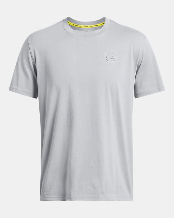 Men's Curry Emboss Heavyweight T-Shirt, Gray, pdpMainDesktop image number 1